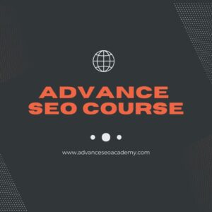 advance seo course